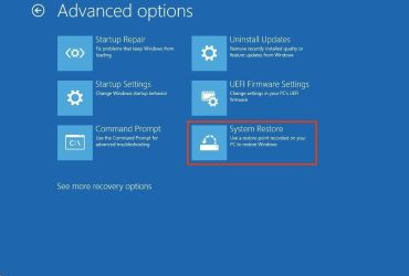 get rid of Killer Network Service using system restore